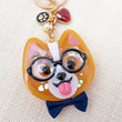 Load image into Gallery viewer, Nerdy Corgi Liquid Shaker Charm