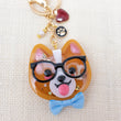 Load image into Gallery viewer, Nerdy Corgi Liquid Shaker Charm