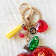 Load image into Gallery viewer, Corgi Apple Liquid Shaker Charm Keychain