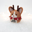 Load image into Gallery viewer, Rudolph Corgi with Jingle Bells Snow Globe