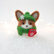 Load image into Gallery viewer, Winter Corgi with Hot Cocoa Snow Globe