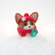 Load image into Gallery viewer, Winter Corgi with Hot Cocoa Snow Globe
