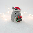 Load image into Gallery viewer, Holiday Totoro with Soot Sprite and Wreath Snow Globe