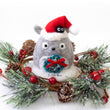 Load image into Gallery viewer, Holiday Totoro with Soot Sprite and Wreath Snow Globe