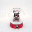 Load image into Gallery viewer, Santa Jiji On Snow Cap Chimney Snow Globe