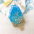 Load image into Gallery viewer, Popsicle Liquid Shaker Charm Keychain [Glows in the Dark