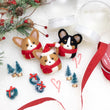 Load image into Gallery viewer, Santa Corgi with Tree Snow Globe