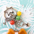 Load image into Gallery viewer, Sunset Strip Corgi with Red Shades Liquid Shaker Charm