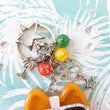 Load image into Gallery viewer, Sunset Strip Corgi with Silver Shades Liquid Shaker Charm