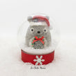 Load image into Gallery viewer, Holiday Totoro with Soot Sprite and Wreath Snow Globe