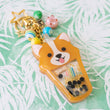 Load image into Gallery viewer, Boba Tea Corgi Liquid Shaker Charm