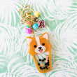 Load image into Gallery viewer, Boba Tea Corgi Liquid Shaker Charm