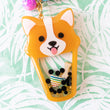 Load image into Gallery viewer, Boba Tea Corgi Liquid Shaker Charm