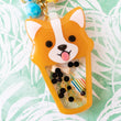 Load image into Gallery viewer, Boba Tea Corgi Liquid Shaker Charm