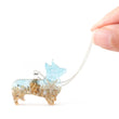 Load image into Gallery viewer, Beach Corgi Pendant Necklace