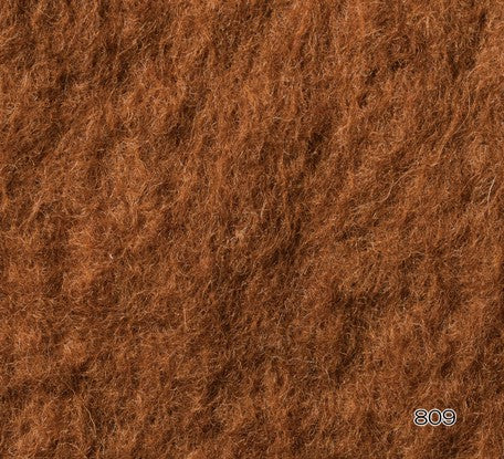 Hamanaka Natural Blend Wool Roving 40g - #809 Chocolate