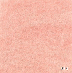 Hamanaka Natural Blend Wool Roving 40g - #814 Pink