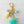 Load image into Gallery viewer, Pineapple &quot;Under the Sea&quot; Charm Keychain [Glows in the Dark]
