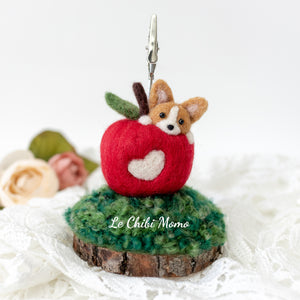 Corgi Apple Photo Stand