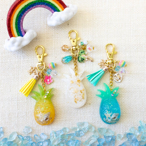 Pineapple Charm Keychains