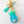 Load image into Gallery viewer, Pineapple &quot;Under the Sea&quot; Charm Keychain [Glows in the Dark]
