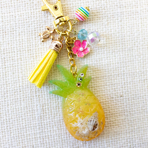 Pineapple Charm Keychains