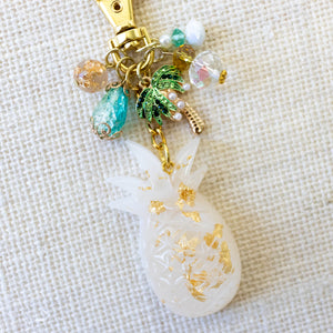 Pineapple Charm Keychains