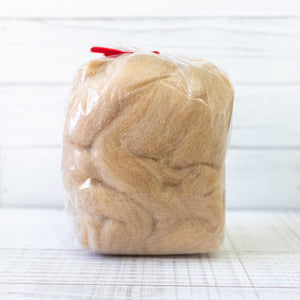 Hamanaka Natural Blend Wool Roving 40g - #807 Labrador Yellow