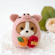 Load image into Gallery viewer, [PREORDER] New Year Corgi Pig with Orange and Red Envelope
