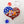 Load image into Gallery viewer, Pawtriotic Frappy Corgi Heart-shaped USA Flag Brooches
