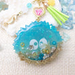Load image into Gallery viewer, Soot Sprite Liquid Shaker Charm Keychain [Glows in the Dark]
