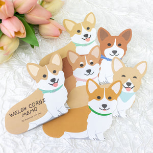 Corgi Die Cut Momo Pad