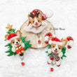 Load image into Gallery viewer, [PREORDER] Christmas Corgi Brooch/ Magnet/ Badge Reel
