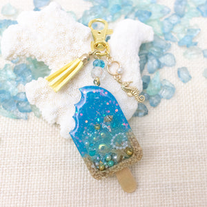 Popsicle Liquid Shaker Charm Keychain [Glows in the Dark