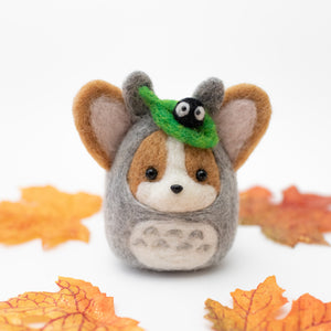 Corgi x Ghibli Cosplay Series: Corgi Totoro Konigiri