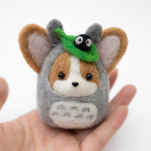 Corgi x Ghibli Cosplay Series: Corgi Totoro Konigiri