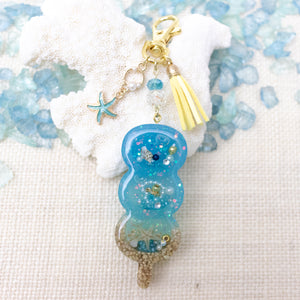 Dango Liquid Shaker Charm Keychain [Glows in the Dark]