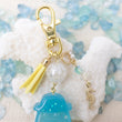 Load image into Gallery viewer, Ramune Soda Liquid Shaker Charm Keychain [Glows in the Dark]
