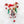 Load image into Gallery viewer, Santa Corgi  Small Candy Cane Badge Reel with Swarovski Crystal
