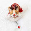 Load image into Gallery viewer, [PREORDER] Christmas Corgi Brooch/ Magnet/ Badge Reel
