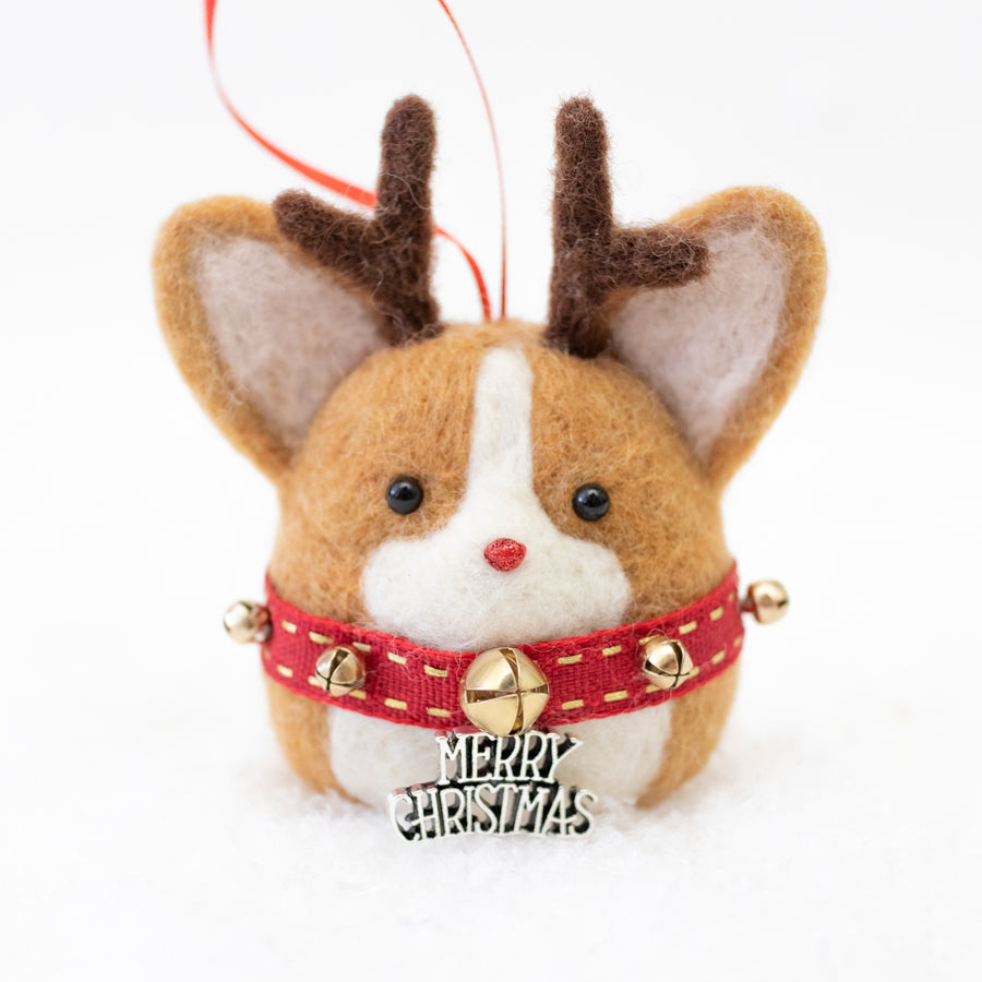 [PREORDER] Christmas Corgi Ornament