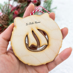 Wreath with Corgi Charm Cookie Ornament