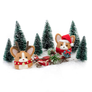 [PREORDER] Rudolph Corgi with Jingle Bells Ornament