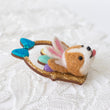 Load image into Gallery viewer, [PREORDER] Easter Corgi Basket Brooch

