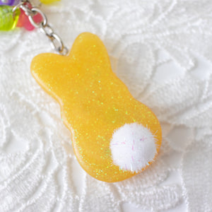 Easter Peep Bunny Liquid Shaker Charm